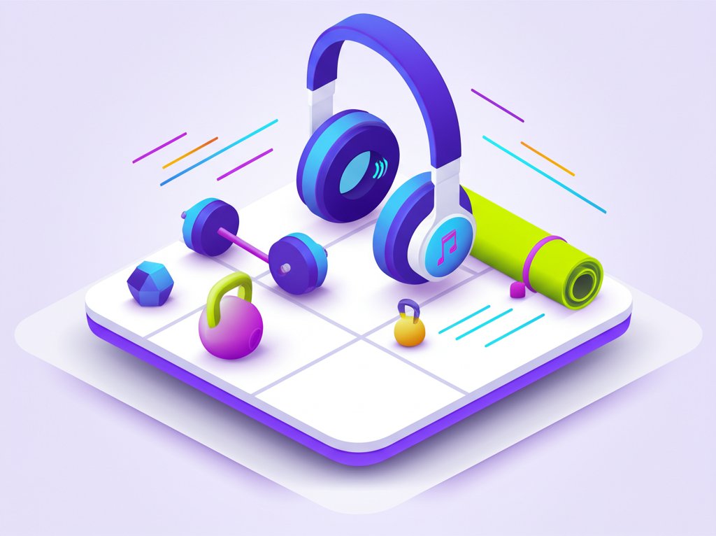 Energetic workout songs playlist for peak performance and fitness motivation.