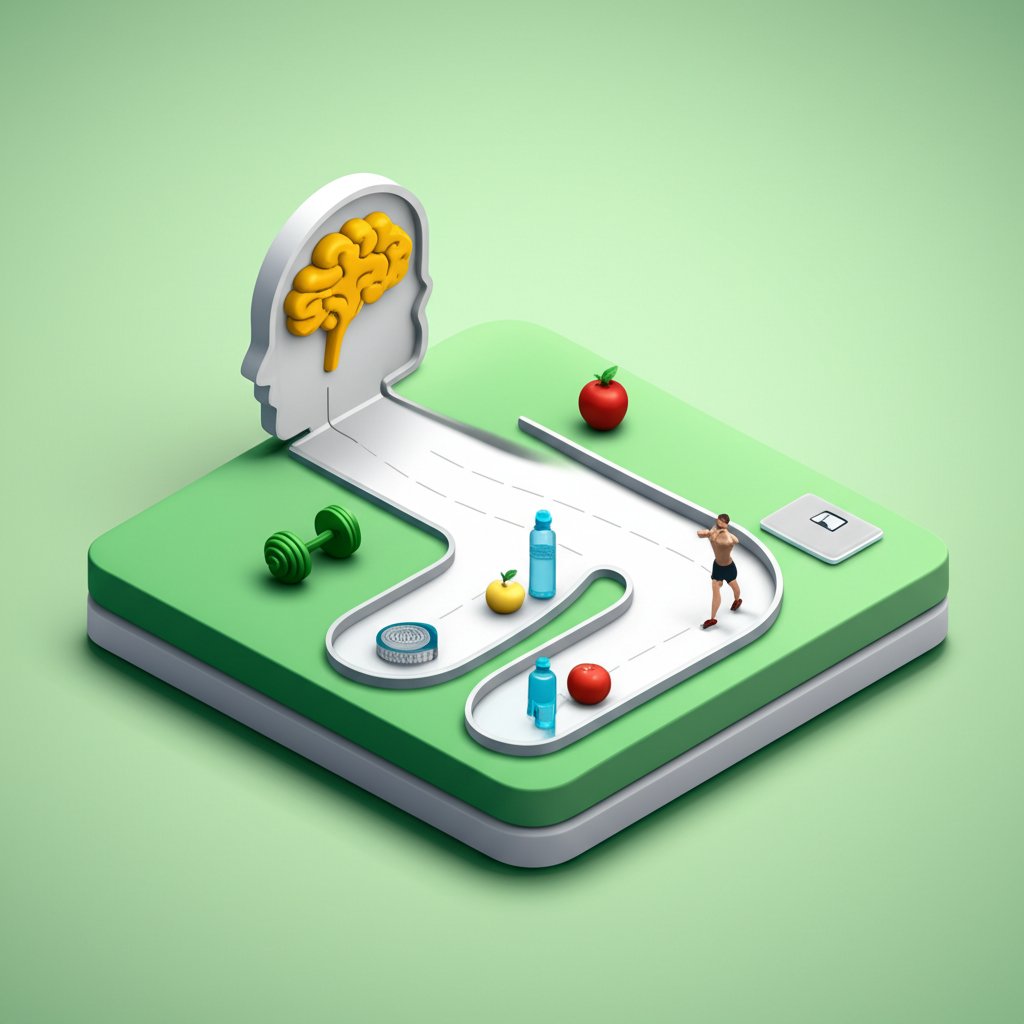 Strong mindset is the starting line for sustainable fat loss success.