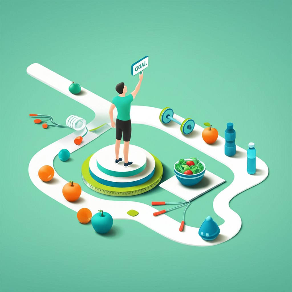 Motivated person exercising. Learn to lose weight and stay motivated with practical tips.