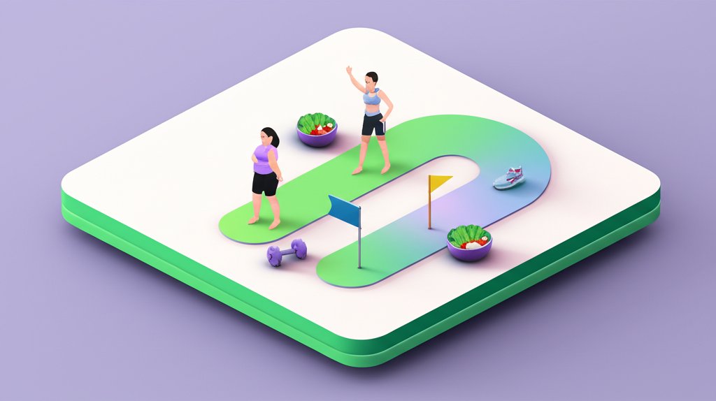 Before and after photos showing women's inspiring weight loss journeys.