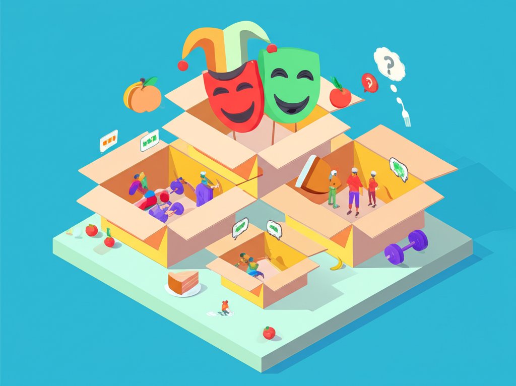 Weight loss humor categories: self-deprecating, observational, and relatable jokes.